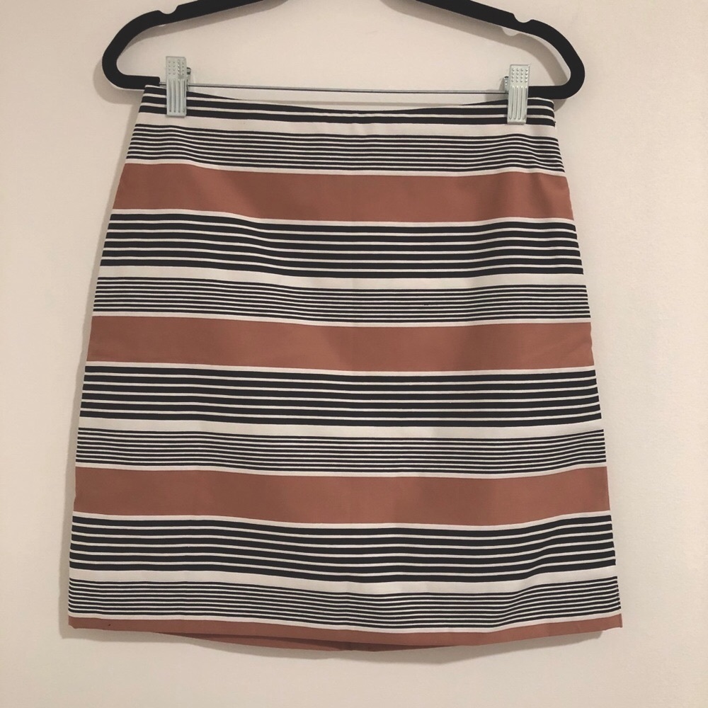 NWT LOFT Striped Skirt